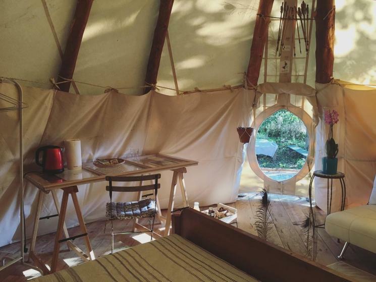 Tipi Lodge Dans La Foret Mimizan-Plage Zewnętrze zdjęcie